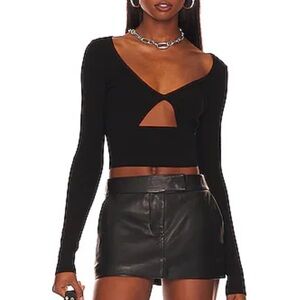 NBD FRIDA TOP IN BLACK